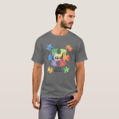 Seien Sie nette Puzzleteile Niedliche Autismus Bew T-Shirt (Vorne ganz)