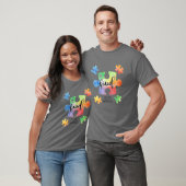 Seien Sie nette Puzzleteile Niedliche Autismus Bew T-Shirt (Unisex)