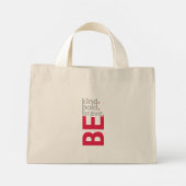 Seien Sie nette Tasche (Rückseite)