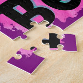 Seien Sie nette Wasserfarbenherzen Puzzle (Seite)