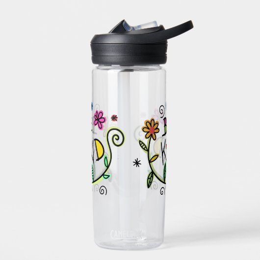 Seien Sie nette Zitate Niedliche Typografie Trinkflasche (Links)