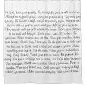 Seien Sie netter Inspirational Duschvorhang (Vorderseite)