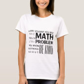 Seien Sie netter Mathe-T - Shirt (Vorderseite)