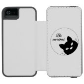 Seien Sie neugierig Incipio iPhone Geldbeutel-Hülle (Folio Geöffnet)