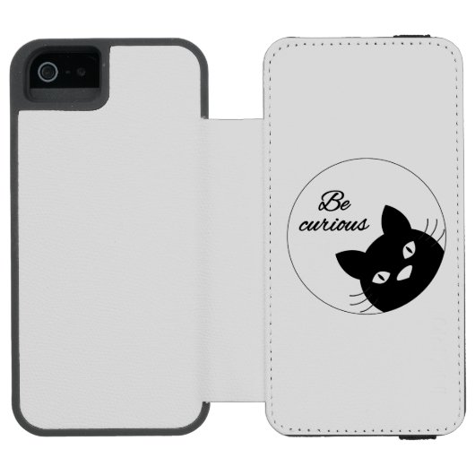 Seien Sie neugierig Incipio iPhone Geldbeutel-Hülle (Folio Geöffnet)