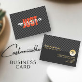 "Seien Sie neugierig" Inspiration Zitat Unternehme Visitenkarte