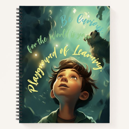 Seien Sie neugierig Notizblock (Vorderseite)