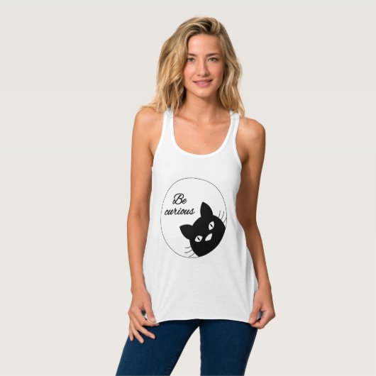 Seien Sie neugierig Tank Top (Vorderseite Vollansicht)