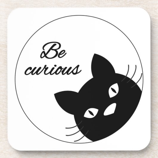 Seien Sie neugierig Untersetzer (Vorderseite)