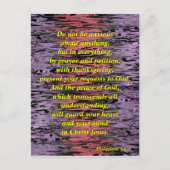 Seien Sie nicht ängstlich (verzogen) - Postkarte (Vorderseite)