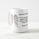 Seien Sie nicht ängstlichTasse Kaffeetasse (Vorderseite Links)