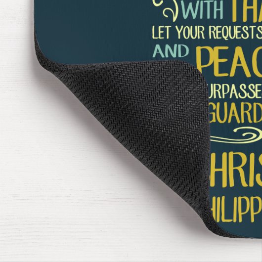 Seien Sie nicht besorgte - Philippians-4:5 - 7 Mousepad (Ecke)