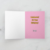 Seien Sie nicht Crabby, feiern Sie, es ist Ihr Geb Karte (Innenseite)