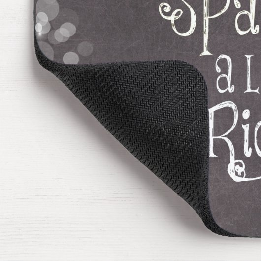 Seien Sie nicht davor gefeit, das Zitat zu sparen Mousepad (Ecke)