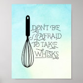 Seien Sie nicht davor gefürchtet, ein Plakat mit W (Vorne)