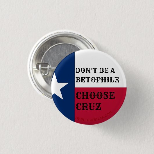 SEIEN SIE NICHT EIN BETOPHILE BUTTON (Vorne & Hinten)