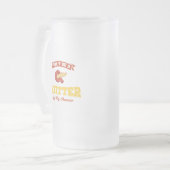 Seien Sie nicht ein Drückeberger wie mein Mattglas Bierglas (Vorderseite Links)