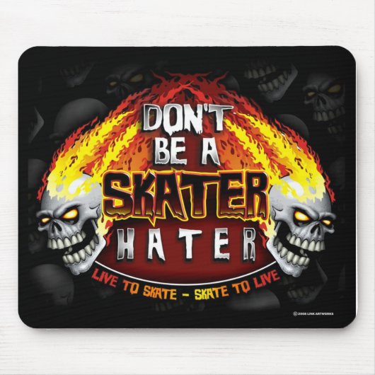 Seien Sie nicht ein SkaterHater (Mousepad) Mousepad (Vorne)