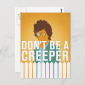 Seien Sie nicht ein Strampler Postkarte (Vorne/Hinten)