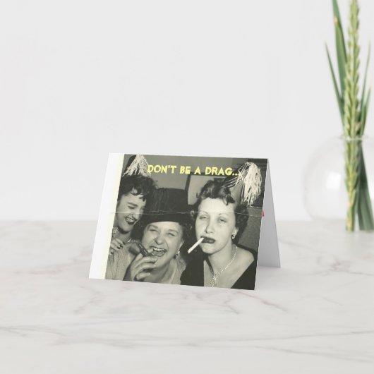 Seien Sie nicht ein Widerstand… lassen uns Party Karte (Vorderseite)