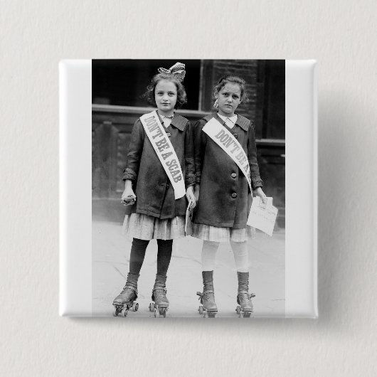 Seien Sie nicht eine Kruste Button (Vorderseite)