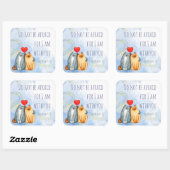 Seien Sie nicht gefürchtet Jeremiah 46:28 Bibelang Quadratischer Aufkleber (Blatt)