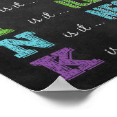 Seien Sie nicht Gemein hinter dem Bildschirm Anti  Poster (Ecke)