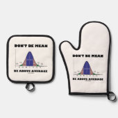 Seien Sie nicht Gemein über dem Spaß der Ratschläg Ofenhandschuh & Topflappen-Set (Vorderseite)