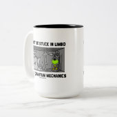 Seien Sie nicht in der Schwebe denken Zweifarbige Tasse (Vorderseite Links)