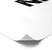 Seien Sie nicht negativ lustige Kamerapult Poster (Ecke)