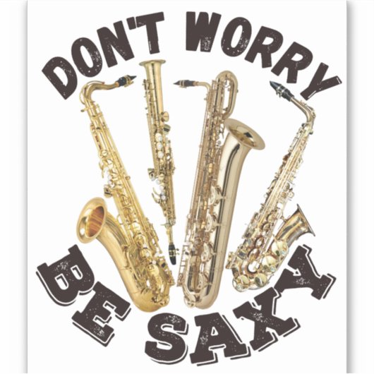 Seien Sie nicht sächsisch - sächsisches Design Aufkleber (Vorderseite)