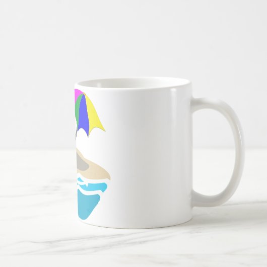 Seien Sie nicht schattiger Regenschirm Kaffeetasse (Rechts)