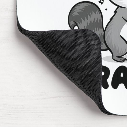 Seien Sie nicht schmutzig Raccoon Anti Littering Mousepad (Ecke)