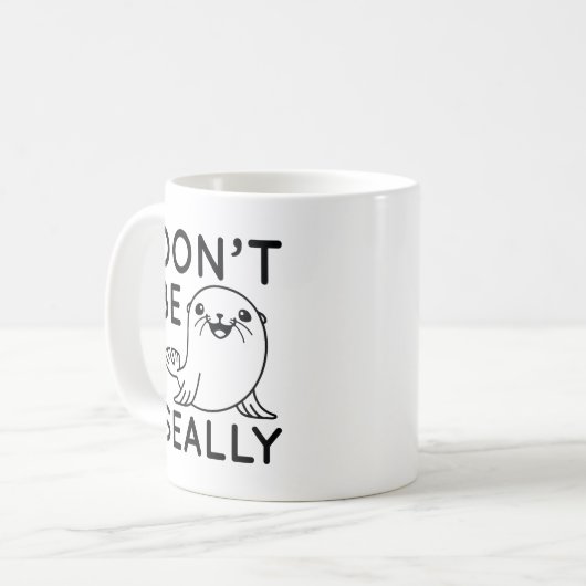 Seien Sie nicht sicher Kaffeetasse (Vorderseite Links)