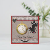 Seien Sie nicht späte Alice-Hexe, die Einladung (Stehend Vorderseite)