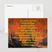 Seien Sie nicht (Tanzenflammen) - Postkarte (Vorne/Hinten)