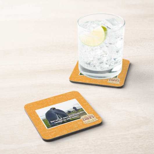 Seien Sie nicht traurig Getränkeuntersetzer (Rechte Seite)