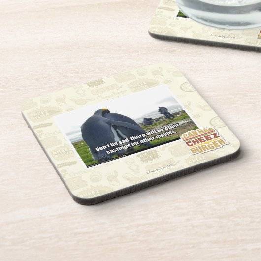 Seien Sie nicht traurig Getränkeuntersetzer (Linke Seite)