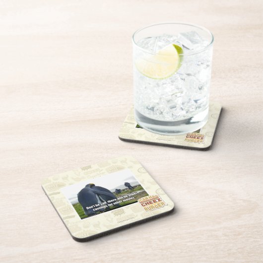 Seien Sie nicht traurig Getränkeuntersetzer (Rechte Seite)