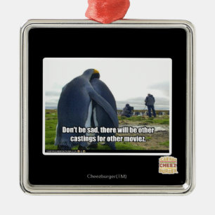 Seien Sie nicht traurig Silbernes Ornament