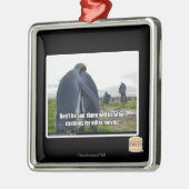 Seien Sie nicht traurig Silbernes Ornament (Links)