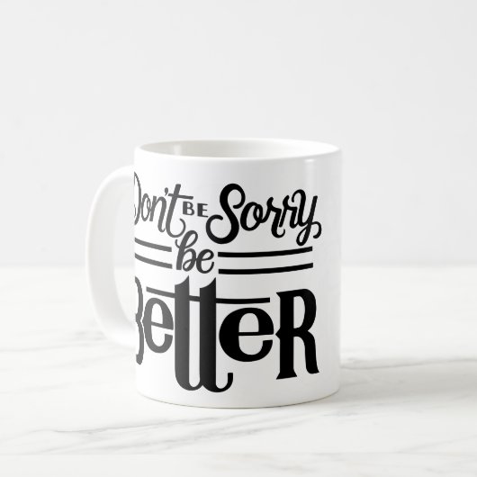 Seien Sie nicht traurige Tasse (Vorderseite Links)