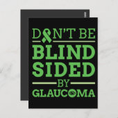 Seien Sie nicht von Glaukom Blind Postkarte (Vorne/Hinten)