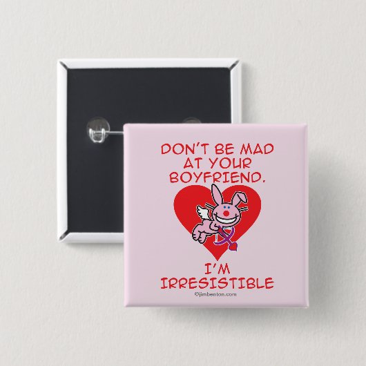 Seien Sie nicht wütend Button (Vorne & Hinten)