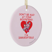 Seien Sie nicht wütend Keramik Ornament (Rechts)