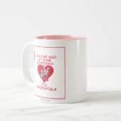 Seien Sie nicht wütend Zweifarbige Tasse (Vorderseite Links)