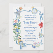 Seien Sie nicht zu spät in der Alice im Wunderland Einladung (Vorderseite)