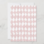 Seien Sie nicht zu spät in der Alice im Wunderland Einladung (Rückseite)