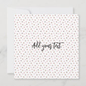 Seien Sie Niedlicher Spitz-Welpe neben dem Postfac Einladung (Rückseite)