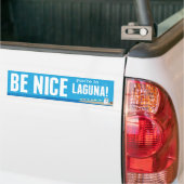 Seien Sie Nizza Sie sind in Laguna - Autoaufkleber (Auf Lkw)
